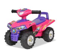 Children's Ride-on ATV with Sound and Light Pink Purple Car Vehicle vidaXL
