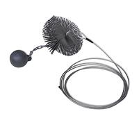 vidaXL Chimney Cleaning Brush with Thread - Efficient, Durable, and Easy-to-Use Cleaning Tool, Includes Ball & Chain - 15 cm Diameter