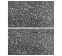 vidaXL Chopping Boards 2 pcs with Granite Pattern Tempered Glass