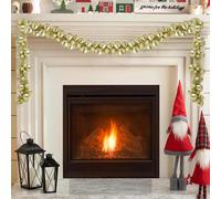vidaXL Christmas Ball Garland Gold 186 cm Polystyrene