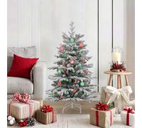vidaXL Christmas Bauble Set 40 pcs Red and Green Plastic
