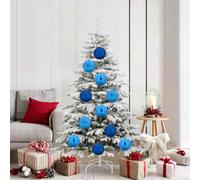 Vidaxl Christmas Bauble Set Xl 9 Pcs Blue Plastic