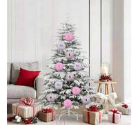 Vidaxl Christmas Bauble Set Xl 9 Pcs Pink Plastic