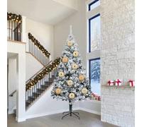 Vidaxl Christmas Bauble Set Xxl 3 Pcs Gold Plastic