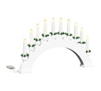 vidaXL Christmas Candle Arch with 10 LED Candles LEDs Warm White