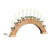 vidaXL Christmas Candle Arch with 10 LED Candles LEDs Warm White