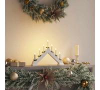 Vidaxl Christmas Candle Bridge 7 Leds Warm White 39.5 X 5 X 29 Cm