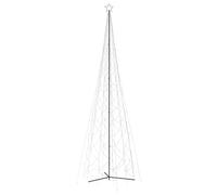 vidaXL Christmas Cone Tree 1134 Warm White LEDs - 230x800 cm Weather-Resistant Xmas Light with 8 Effects, Easy Storage & Setup
