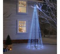 vidaXL Christmas Cone Tree Blue 310 LEDs 100x300 cm, Blue