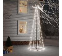 vidaXL Christmas Cone Tree Cold White 310 LEDs 100x300 cm