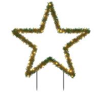 vidaXL Christmas Light Decoration Xmas Stake Light with Spikes Star 115 LEDs