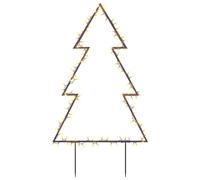 vidaXL Christmas Light Decoration Xmas Stake Light with Spikes Tree 115 LEDs