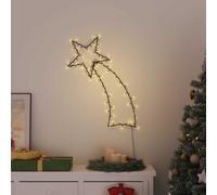 vidaXL Christmas Lights Shooting Star Silhouette 115 LEDs Warm White