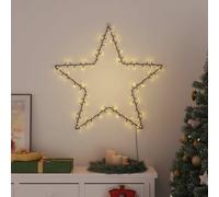 vidaXL Christmas Lights Star Silhouette 115 LEDs Warm White