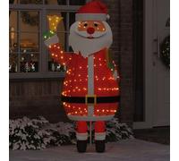 vidaXL Christmas Santa Claus Warm White 100 x 180 cm Fabric