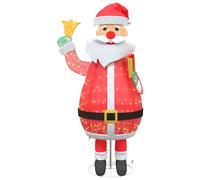 vidaXL Christmas Santa Claus Warm White 100 x 180 cm Fabric, Living Room, Modern