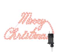 Christmas Sign with 216 LEDs Red 99 x 55 13 cm Iron vidaXL