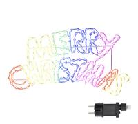 vidaXL Christmas Sign with 240 LEDs Multicolour 100 x 50 cm PVC, Living Room, Mo