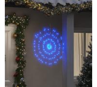 vidaXL Christmas Starburst Light 140 LEDs Blue 17 cm