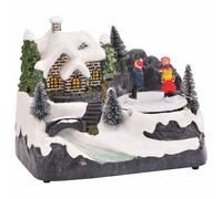 vidaXL Christmas Tabletop Decor Multicolour 16 x 11.5 x 13 cm Plastic