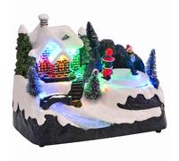 vidaXL Christmas Tabletop Multicolour 16 x 11.5 x 13 cm Plastic