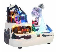 vidaXL Christmas Tabletop Multicolour 23.5 x 16 x 18.5 cm Resin, Multi