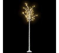 vidaXL Christmas Tree 220 LEDs Warm White Willow Indoor Outdoor Xmas Decor