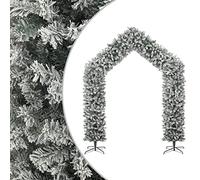 Vidaxl Christmas Tree Arch With Flocked Snow 270 Cm, White