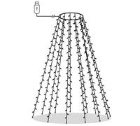 vidaXL Christmas Tree Net Lights with 150 LEDs Blue 150 cm Fairy Light Set