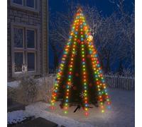 vidaXL Christmas Tree Net Lights with 250 LEDs Colourful 250 cm