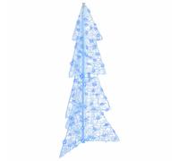 vidaXL Christmas Tree with 100 LEDs Blue 120 cm Acrylic