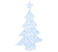 vidaXL Christmas Tree with 100 LEDs Cold white 120 cm Acrylic