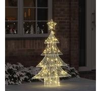 Christmas Tree Acrylic Decoration Seasonal Ornaments Holiday Home vidaXL
