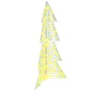 vidaXL Christmas Tree with 100 LEDs Warm White 120 cm PET, Living Room, Modern Holiday Decor, Christmas Accents, Cozy Ambiance, Festive Lighting, Ornament Enhancer, Event Decoration