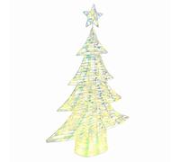 vidaXL Christmas Tree with 120 LEDs Warm white 120.5 cm PET