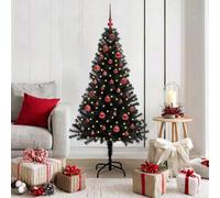 Vidaxl Christmas Tree With 150 Leds With Stand Black 150 Cm Pvc