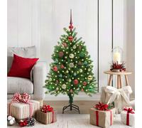 vidaXL Christmas Tree with 150 LEDs with Stand Green 120 cm PE