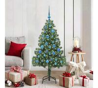 Vidaxl Christmas Tree With 150 Leds With Stand Green 150 Cm Pvc