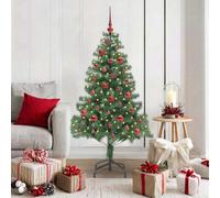 Vidaxl Christmas Tree With 150 Leds With Stand Green 150 Cm Pvc