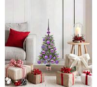 Artificial Christmas Tree with LEDs&Ball Set Multi Colours Multi Sizes vidaXL