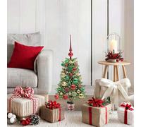 Vidaxl Christmas Tree With 150 Leds With Stand Green 65 Cm Pe