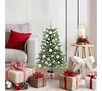 Vidaxl Christmas Tree With 150 Leds With Stand Green 90 Cm Pe