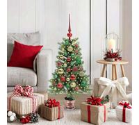Vidaxl Christmas Tree With 150 Leds With Stand Green 90 Cm Pe