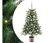 Vidaxl Christmas Tree With 150 Leds With Stand Green 90 Cm Pe