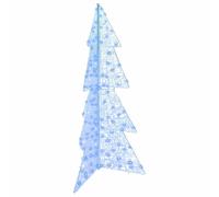vidaXL Christmas Tree with 160 LEDs Blue 150 cm Acrylic, Living Room, Modern Decor, Christmas Lighting, Decorative LED, Festive Display, Holiday Ornament, Usb Powered Light, Home Accent
