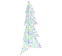 vidaXL Christmas Tree with 160 LEDs Multicolour 150 cm Acrylic, Living Room, Modern Decor, Christmas Lighting, Decorative LED, Festive Display, Holiday Ornament, Usb Powered Light, Home Accent