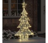 vidaXL Christmas Tree with 160 LEDs Warm white 150 cm Acrylic