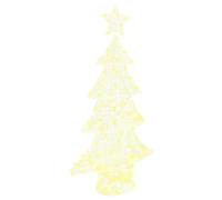 vidaXL Christmas Tree with 160 LEDs Warm white 150 cm Acrylic, Living Room, Durable Modern Christmas Decor with Festive Lighting, Seasonal Ornaments, Acrylic, USB-Powered Interior Accessories