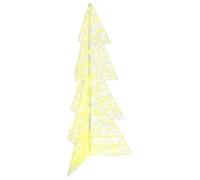 vidaXL Christmas Tree with 160 LEDs Warm White 150 cm Acrylic, Living Room, Modern Decor, Christmas Lighting, Decorative LED, Festive Display, Holiday Ornament, Usb Powered Light, Home Accent