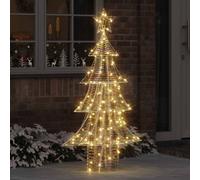 vidaXL Christmas Tree with 160 LEDs Warm white 150 cm PET